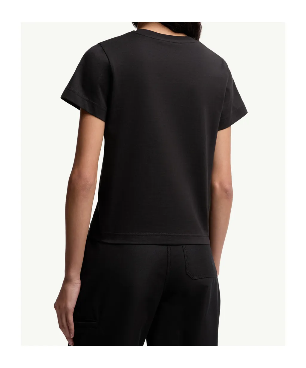 Moncler Logo-Embroidered Crewneck T-Shirt
