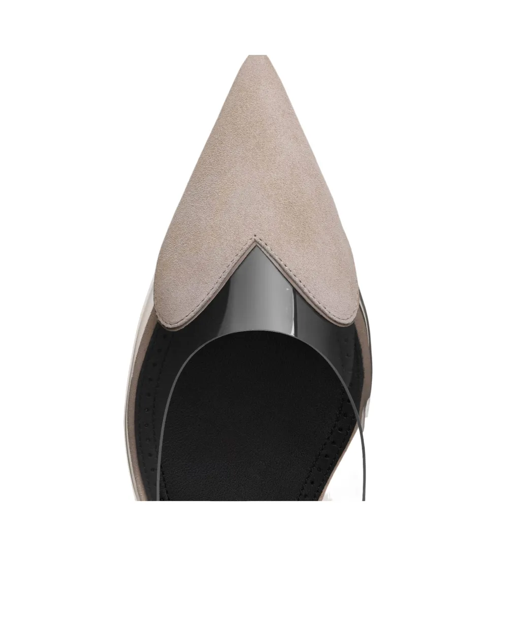 Flat Slingbacks Le CŒUr In Suede