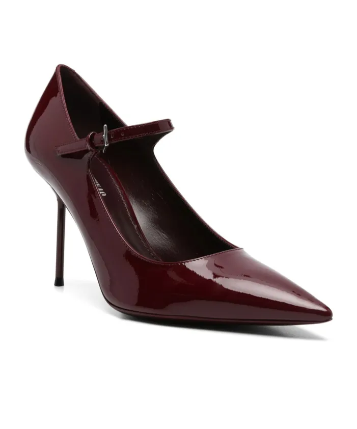 90Mm Leather Pumps
