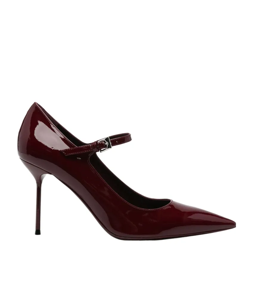 90Mm Leather Pumps