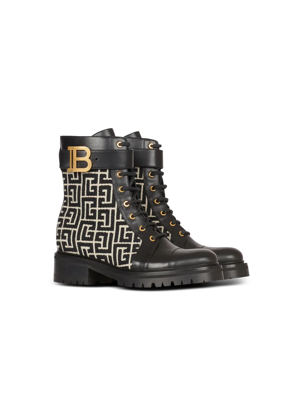 Bicolor Jacquard Ranger Romy Ankle Boots