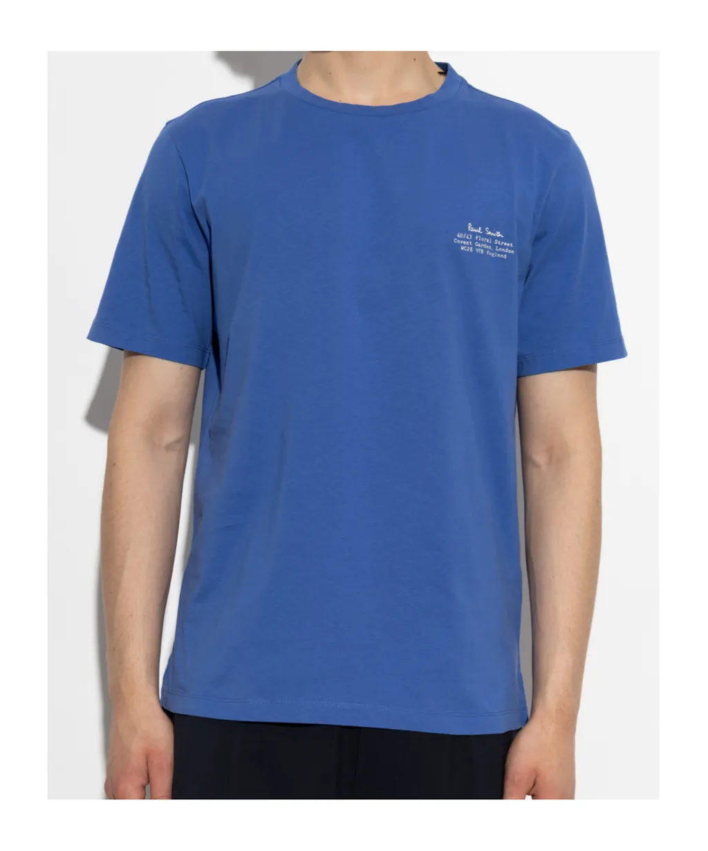 Paul Smith Logo Printed Crewneck T-Shirt