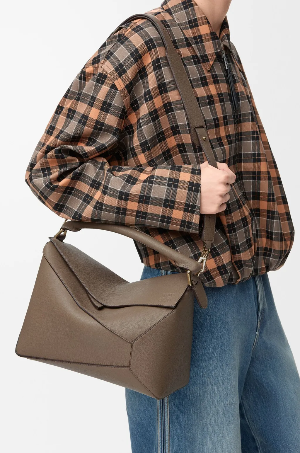 Medium Puzzle Edge Bag In Soft Grained Calfskin