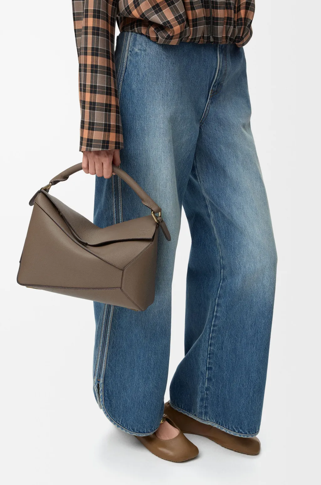 Medium Puzzle Edge Bag In Soft Grained Calfskin