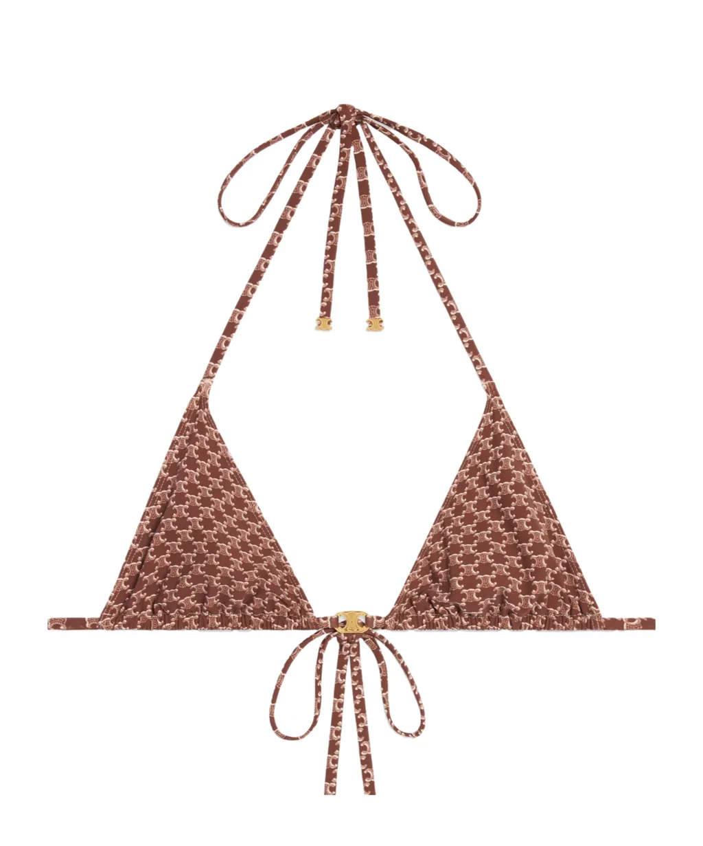 Triomphe Triangle Top In Monogram Matte Jersey