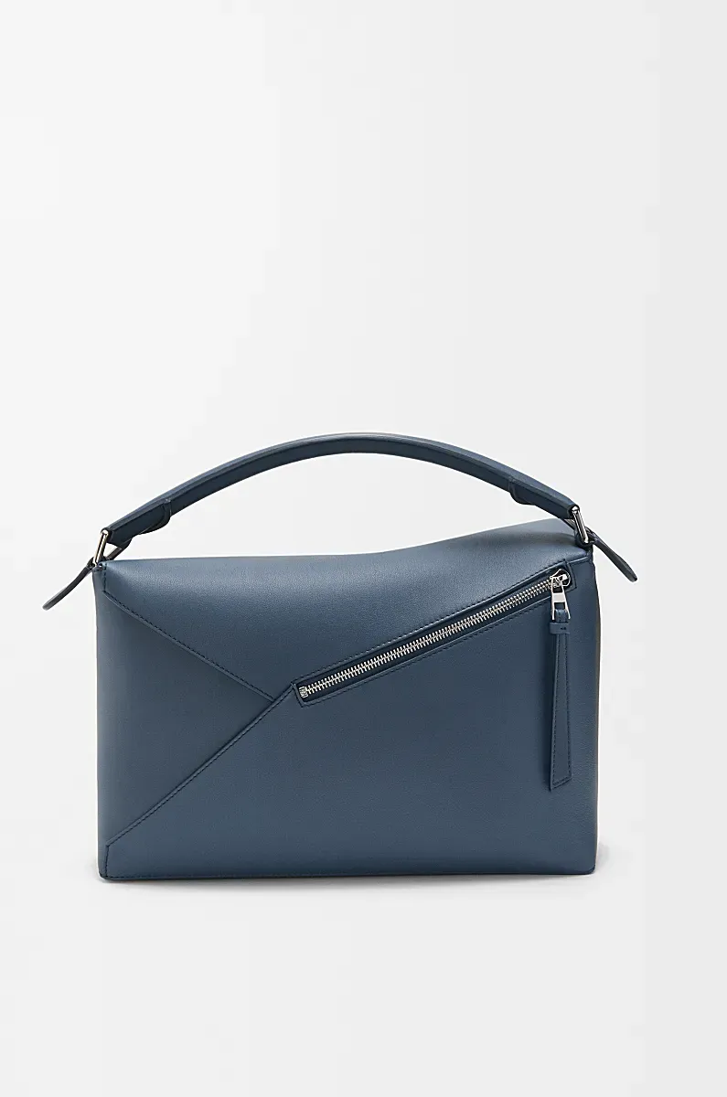 Large Puzzle Edge Bag In Classic Calfskin