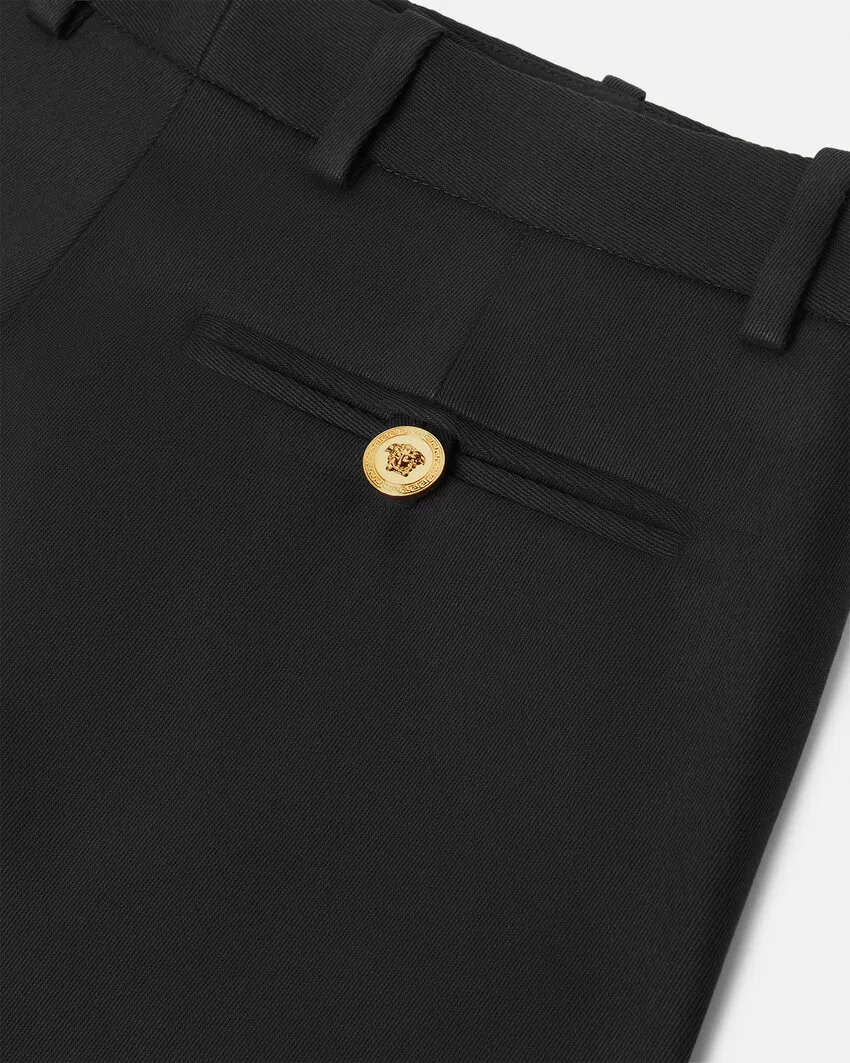 Versace Medusa-Button Shorts
