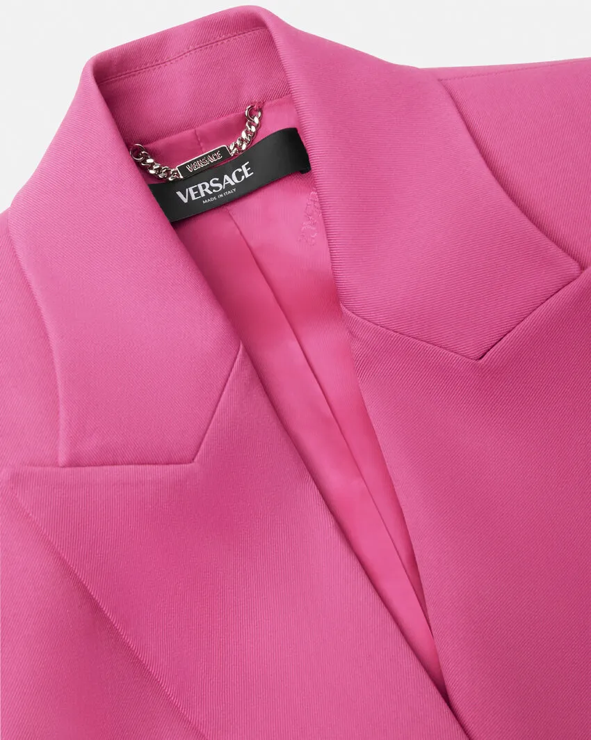 Versace Single-Breasted Tailored Blazer