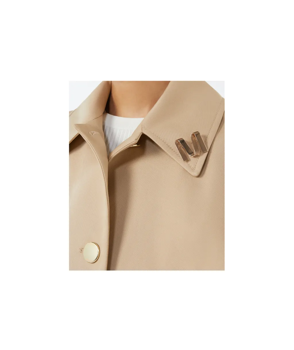 Metallic M Brooch