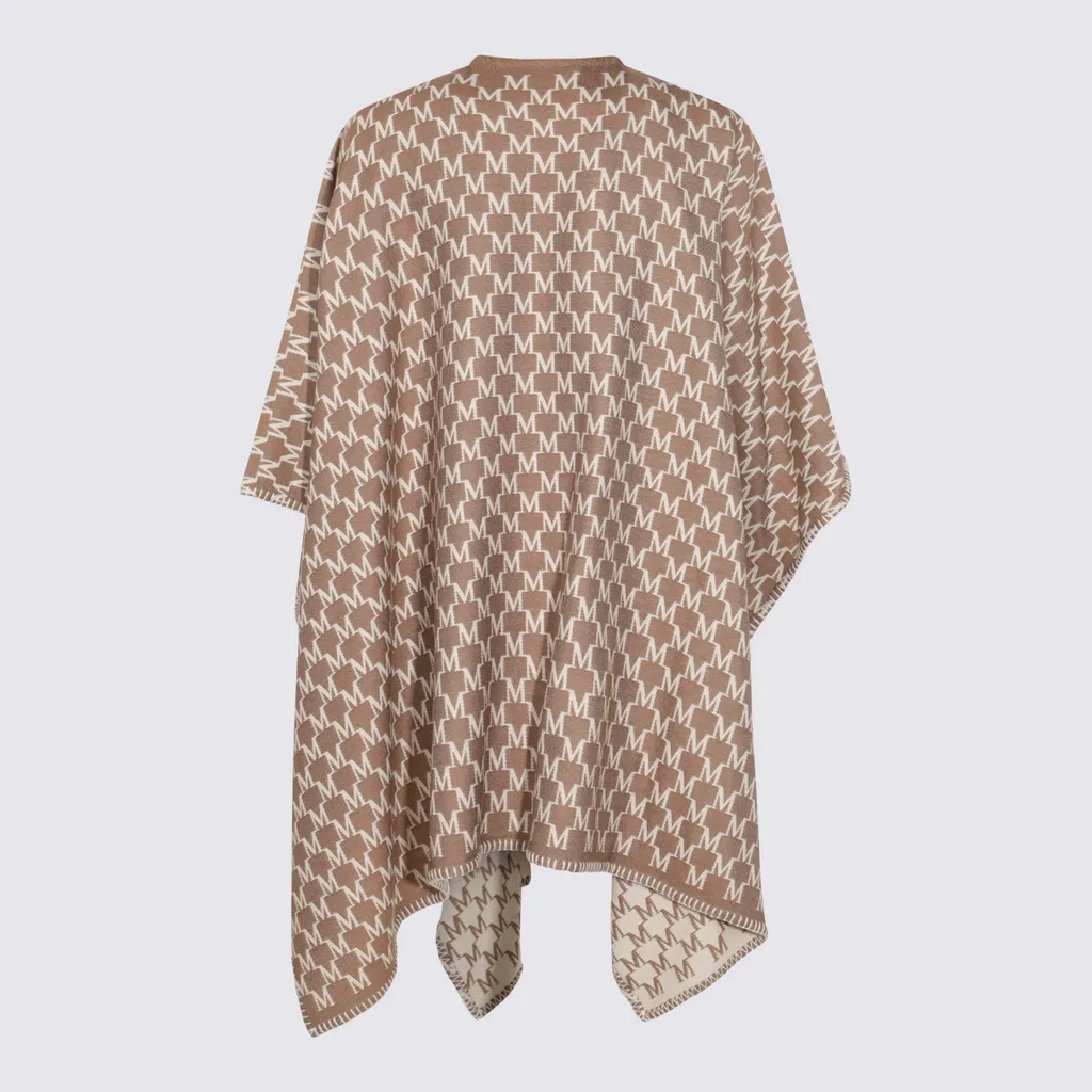 Max Mara Editti All-Over Patterned Cape
