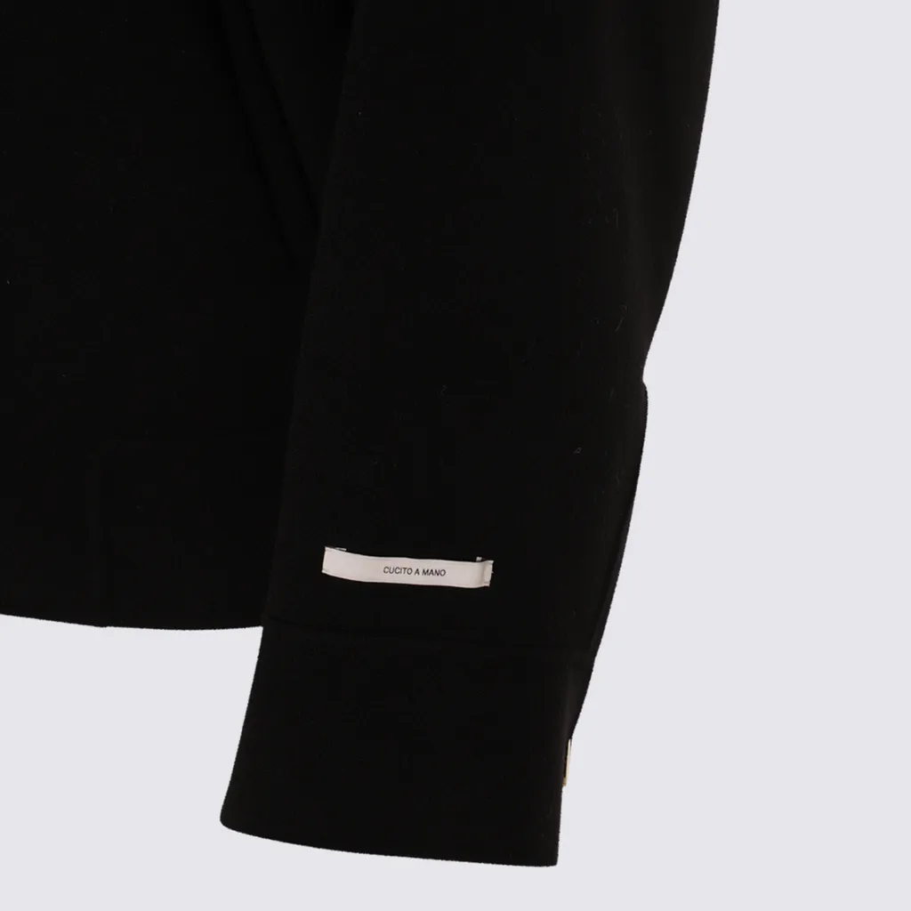 Lapel Long Sleeve Coat