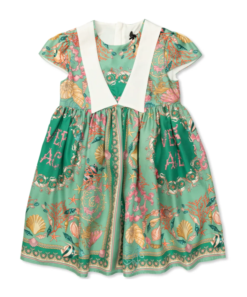 Versace Kids Printed Dress