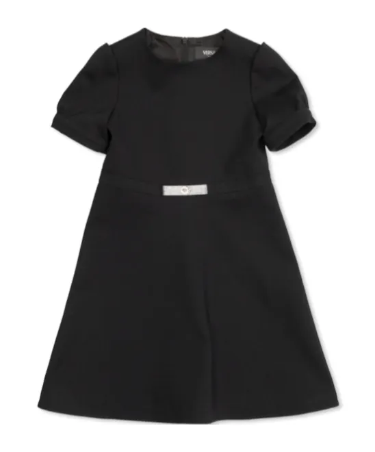 Versace Kids Embellished Belted Dress