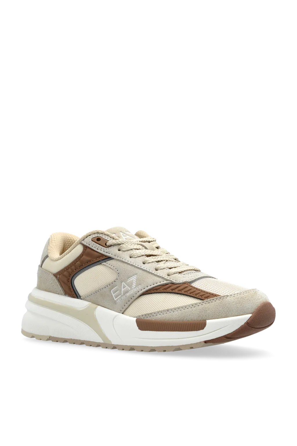 Ea7 Emporio Armani Logo-Embossed Lace-Up Sneakers