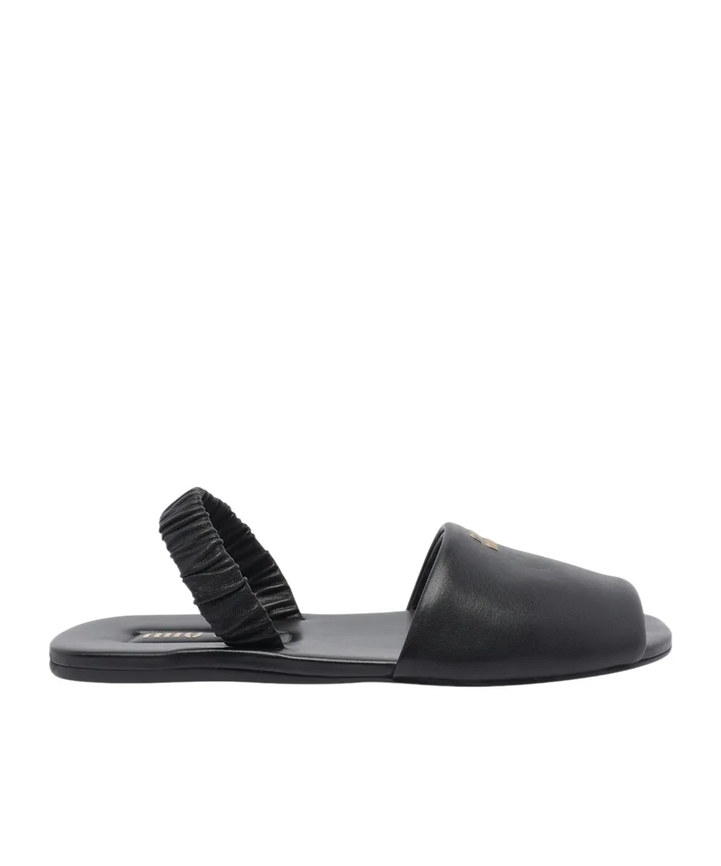 Round Toe Flat Sandals