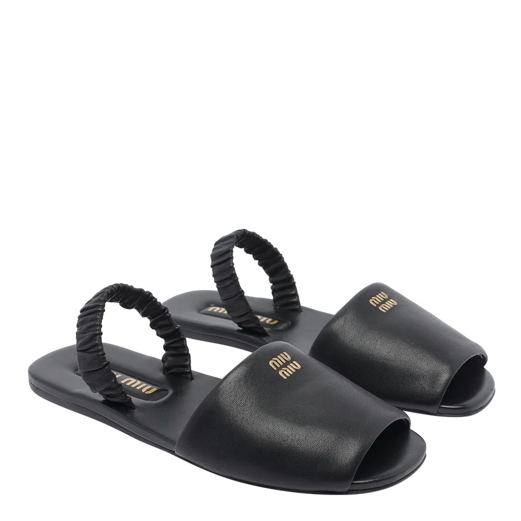 Round Toe Flat Sandals