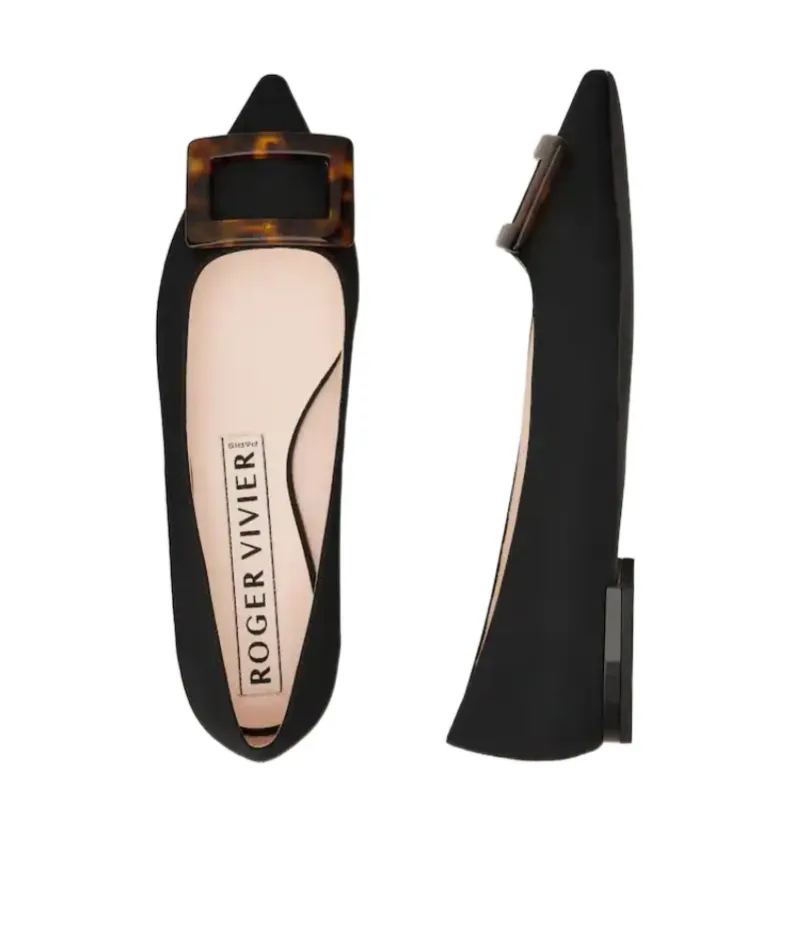 Roger Vivier Pointed Toe Flat Shoes