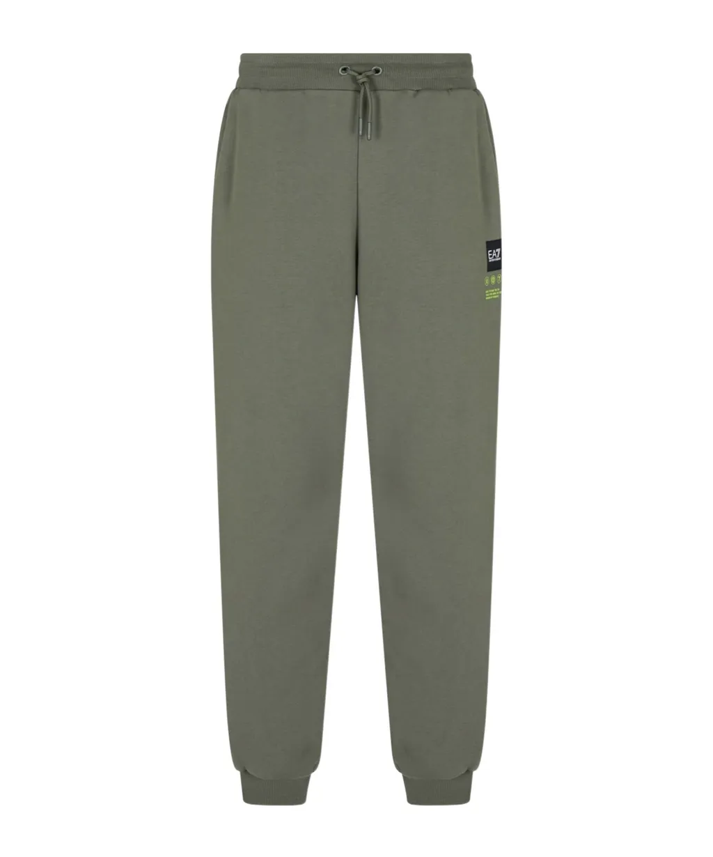 Ea7 Emporio Armani Logo Patch Drawstring Sweatpants