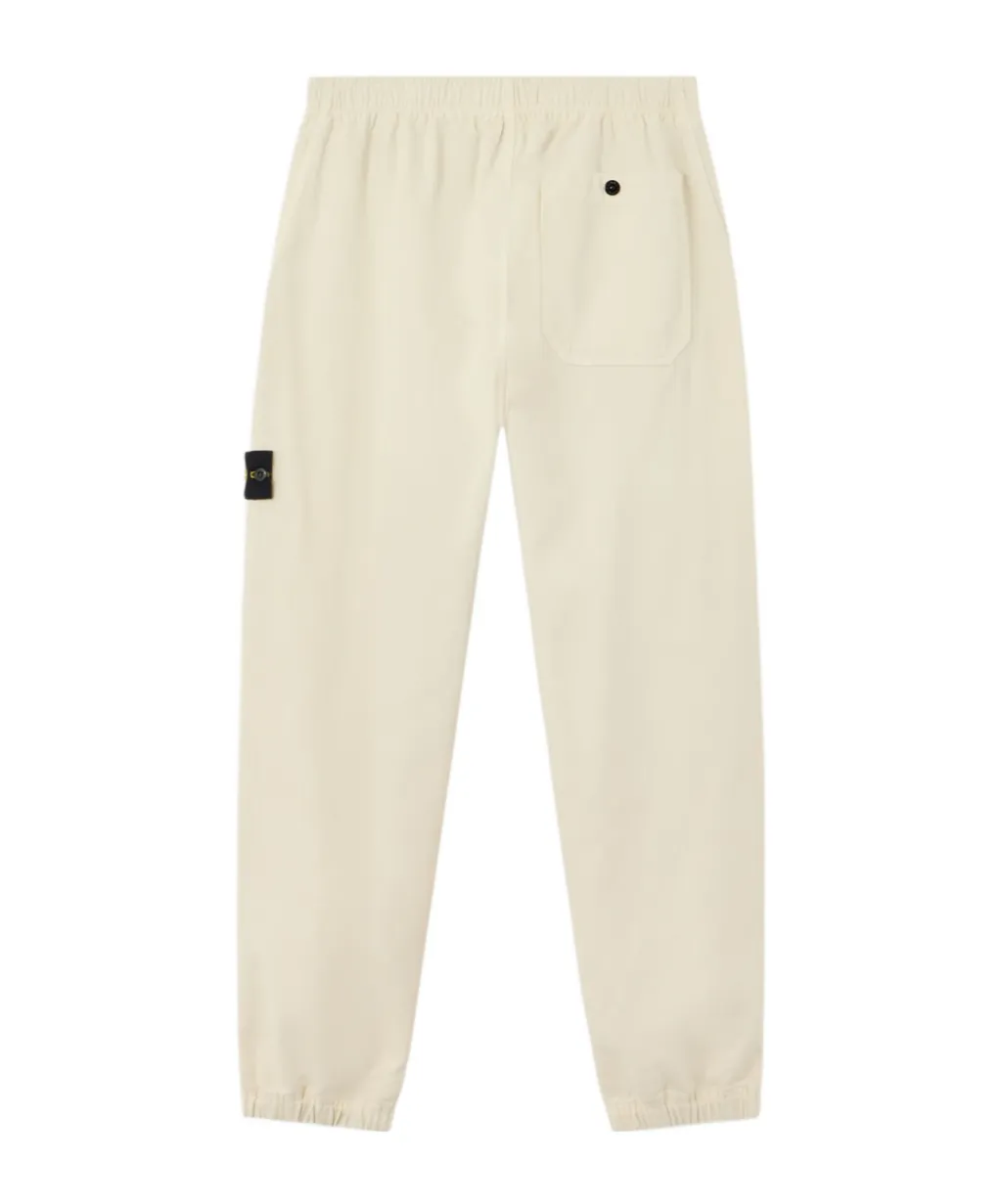 Stone Island Logo Patch Elasticated Hem Trousers