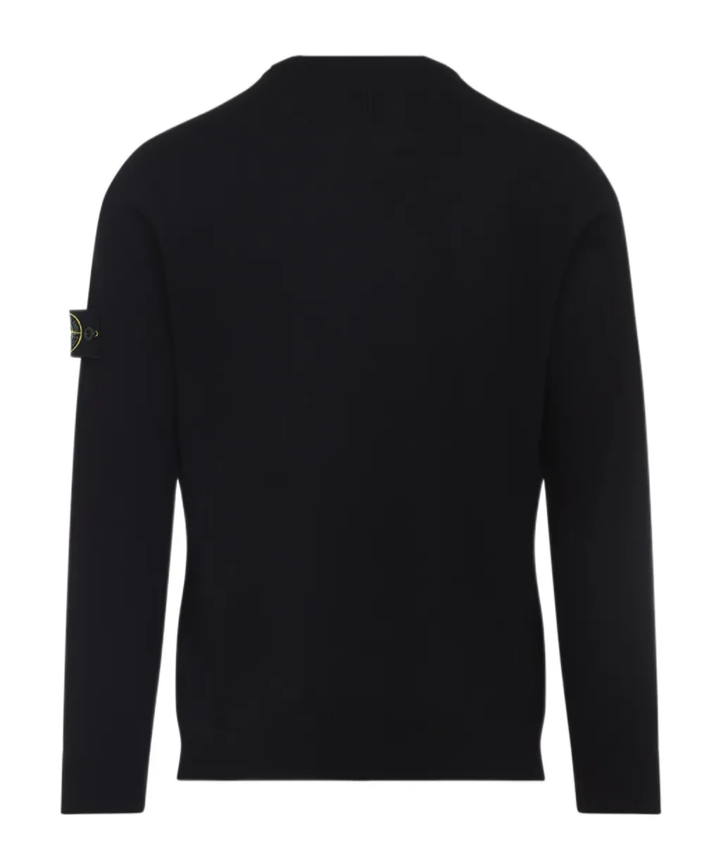 Stone Island Logo Patch Crewneck Sweater