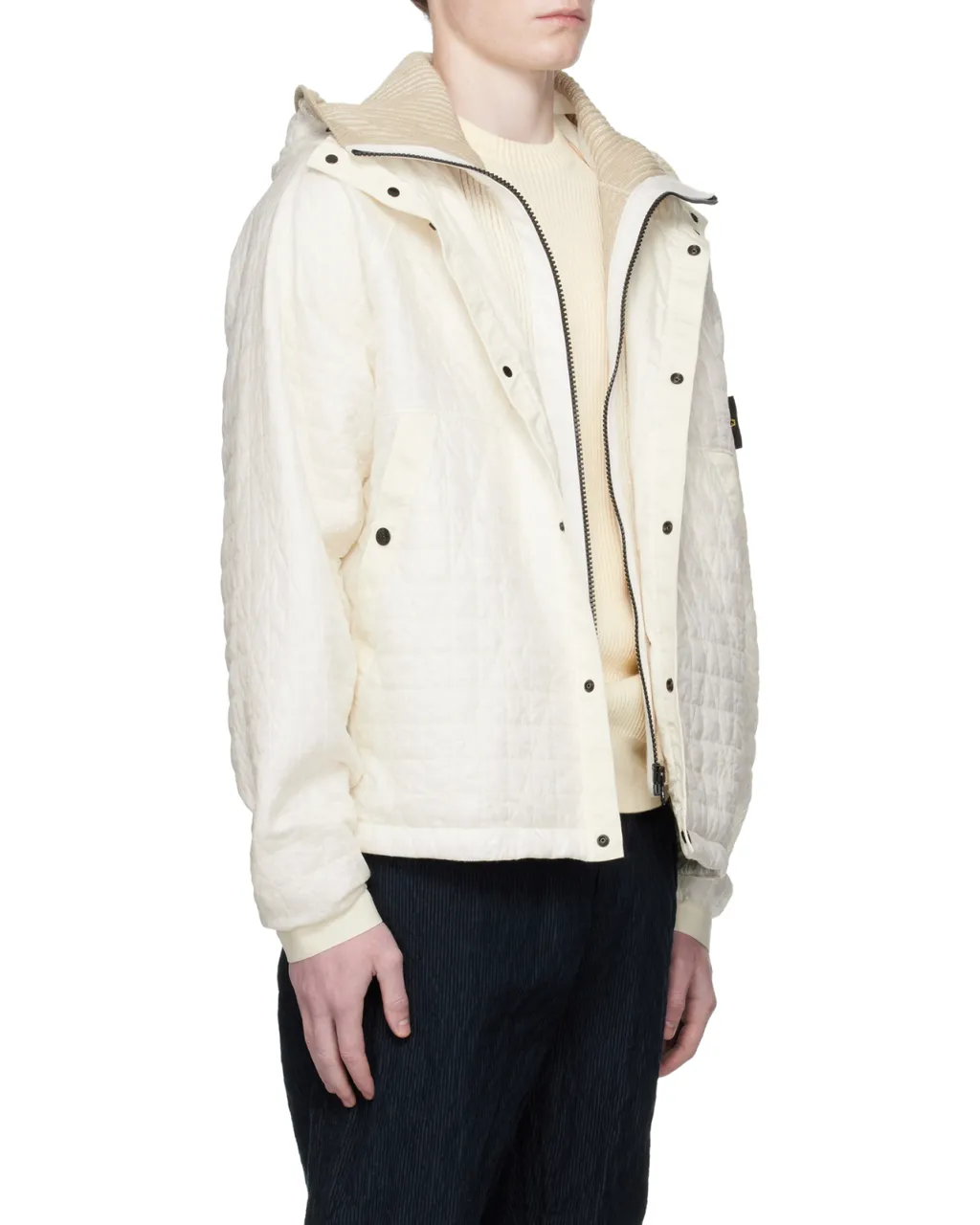 Padded Hooded Jacket With Anti-Drop And Wind Resistance