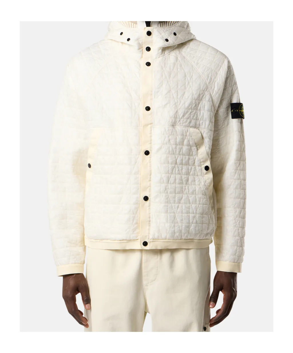 Padded Hooded Jacket With Anti-Drop And Wind Resistance