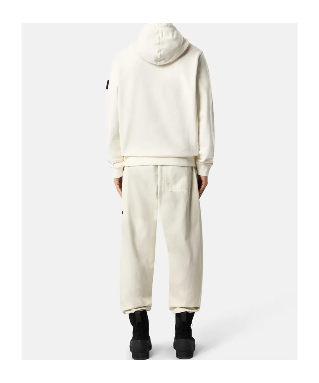 Stone Island Logo Patch Drawstring Hoodie