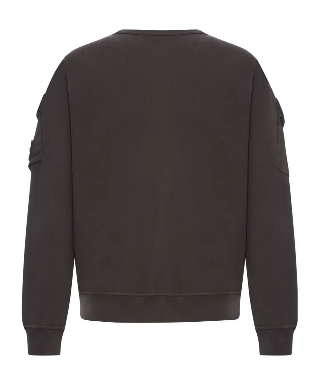 Stone Island Logo Patch Crewneck Sweatshirt