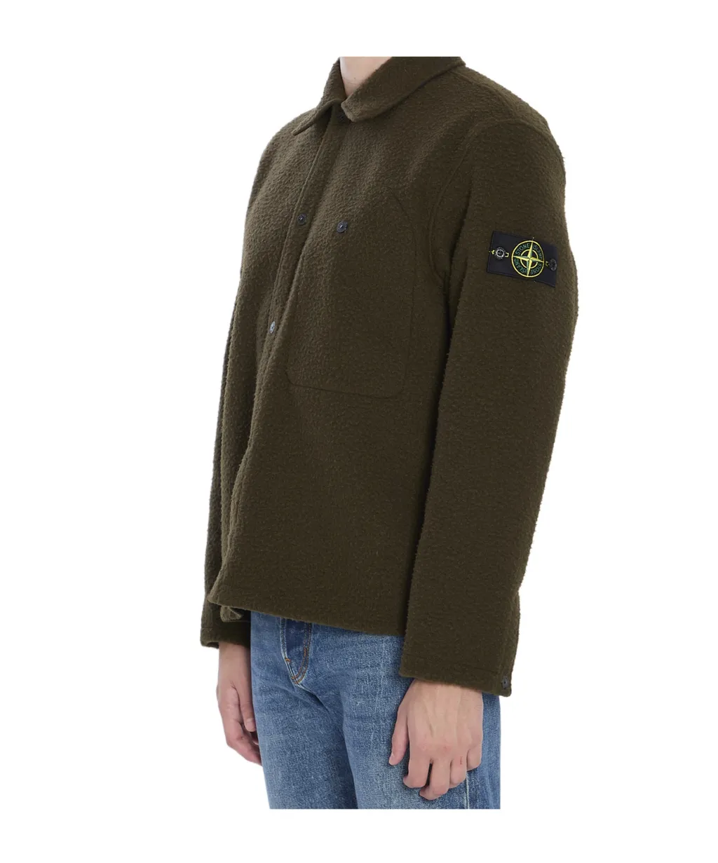 Stone Island Logo Patch Overshirt