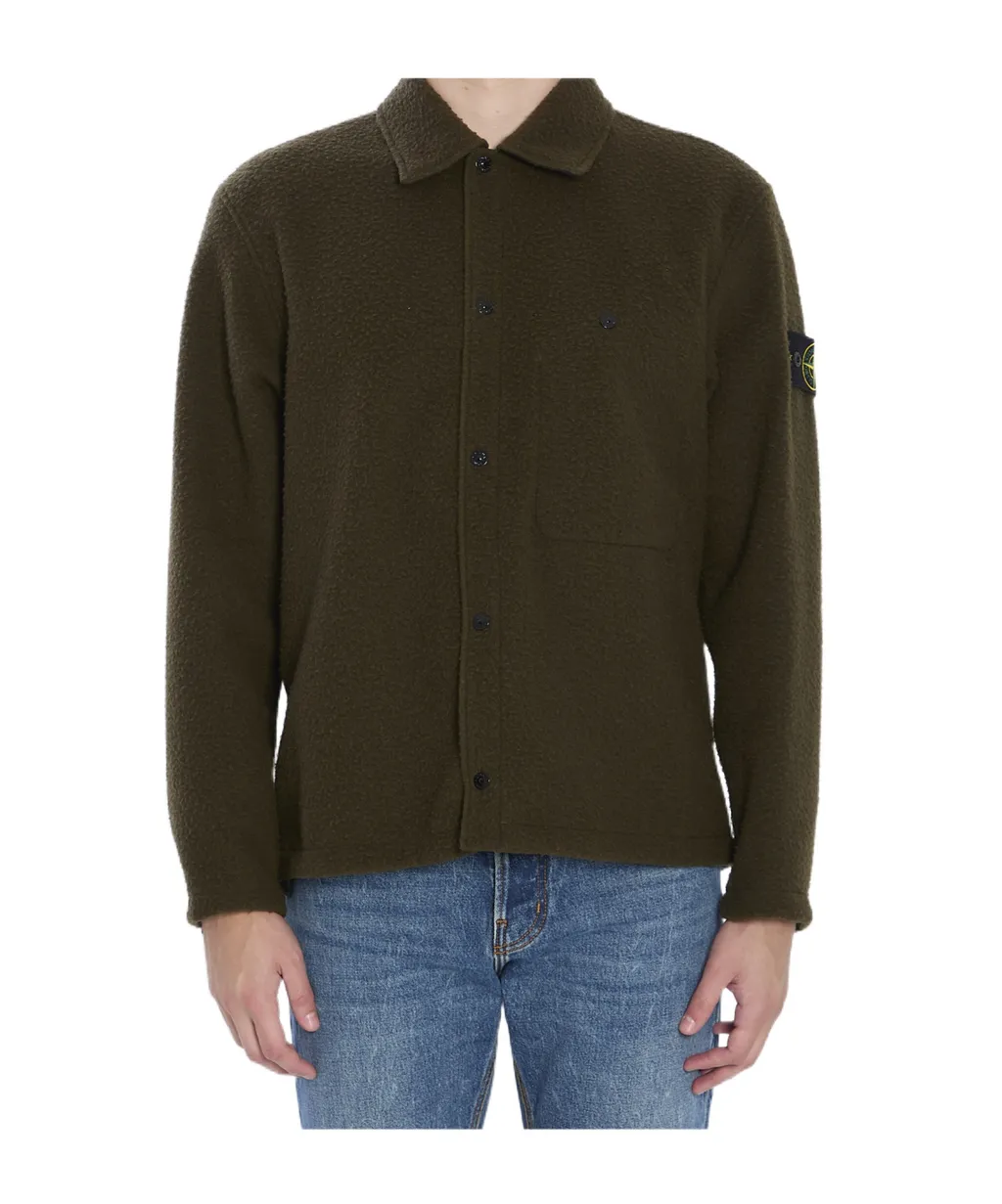 Stone Island Logo Patch Overshirt
