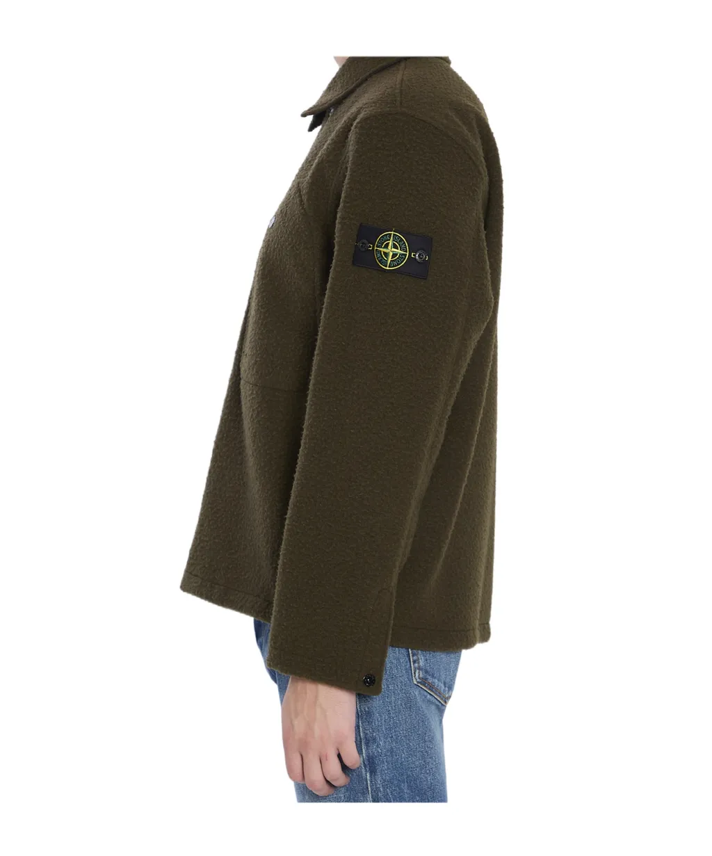 Stone Island Logo Patch Overshirt