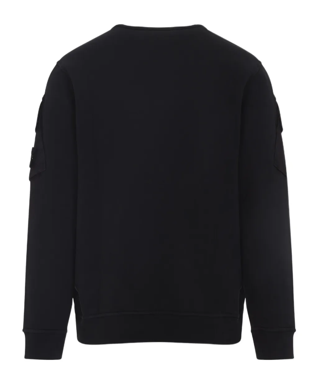 Stone Island Logo Patch Crewneck Sweatshirt