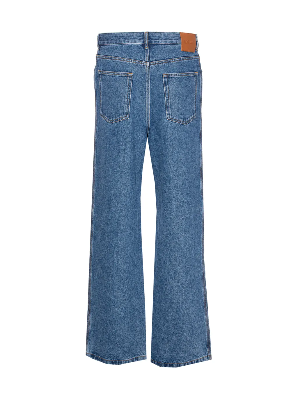 Loewe Anagram-Embroidered Straight-Leg Jeans
