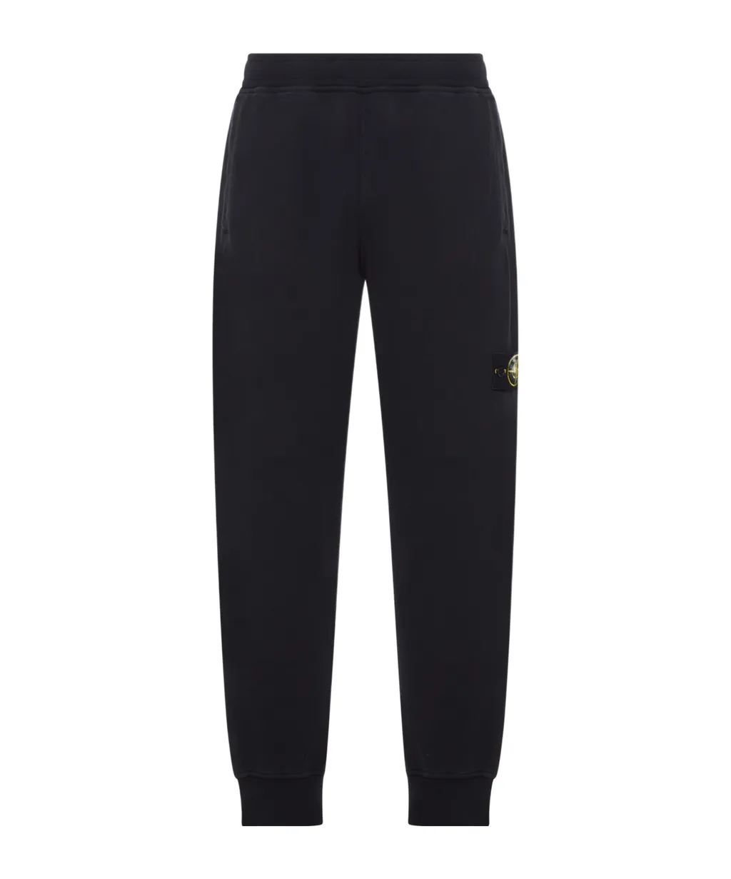 Compass-Logo Cotton Track Pants