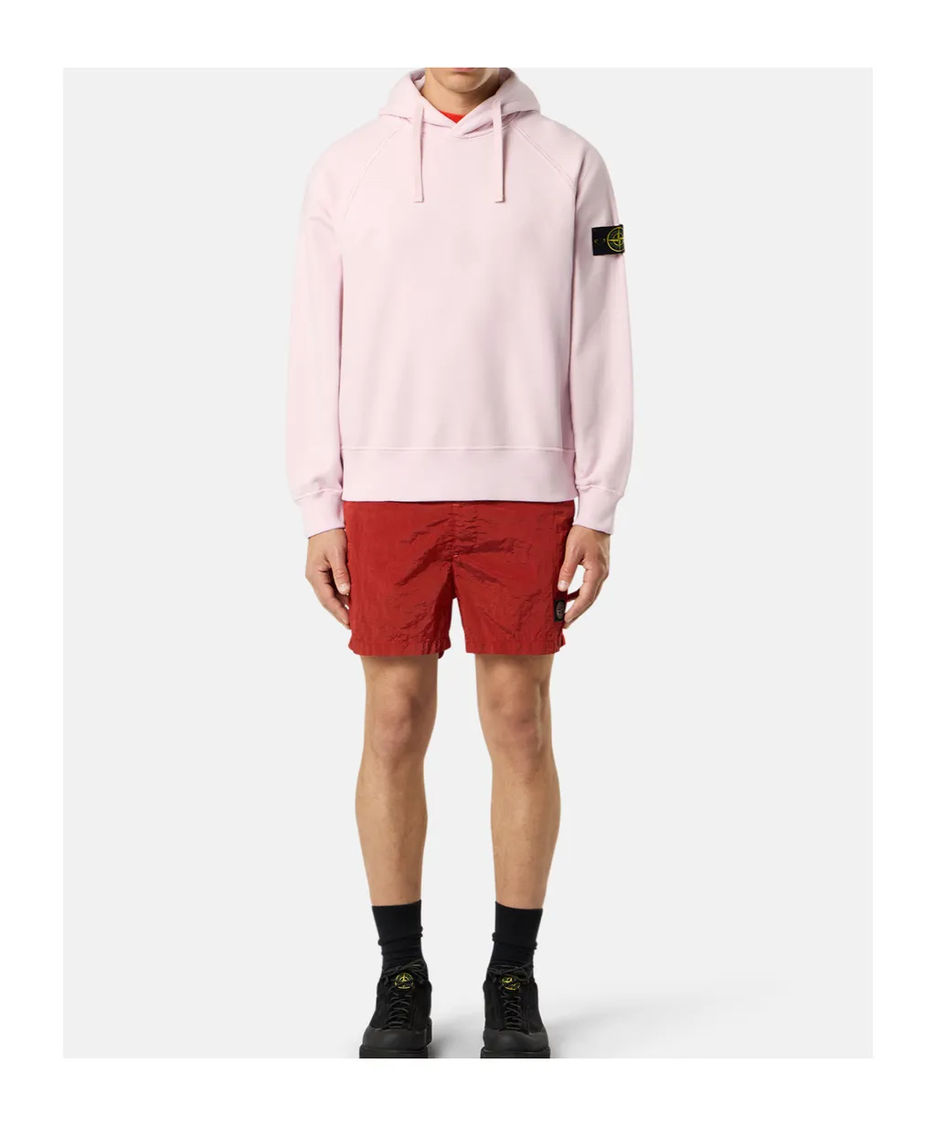 Logo-Patch Hooded Sweater