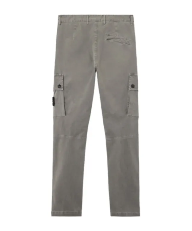 Stone Island Logo Patch Slim-Fit Cargo Pants
