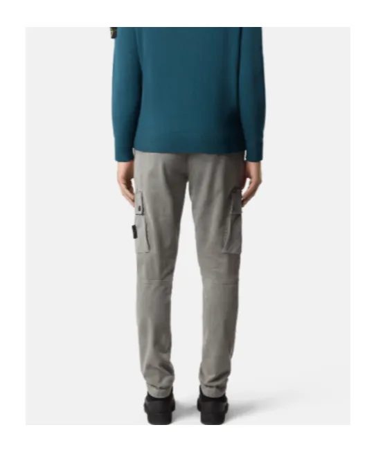Stone Island Logo Patch Slim-Fit Cargo Pants