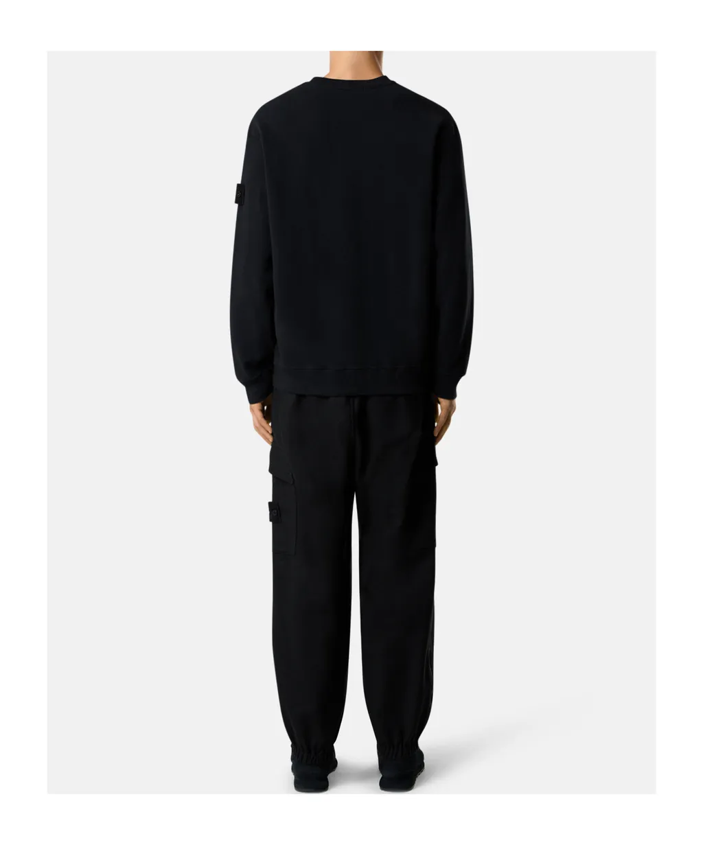 Stone Island Logo Patch Crewneck Sweatshirt