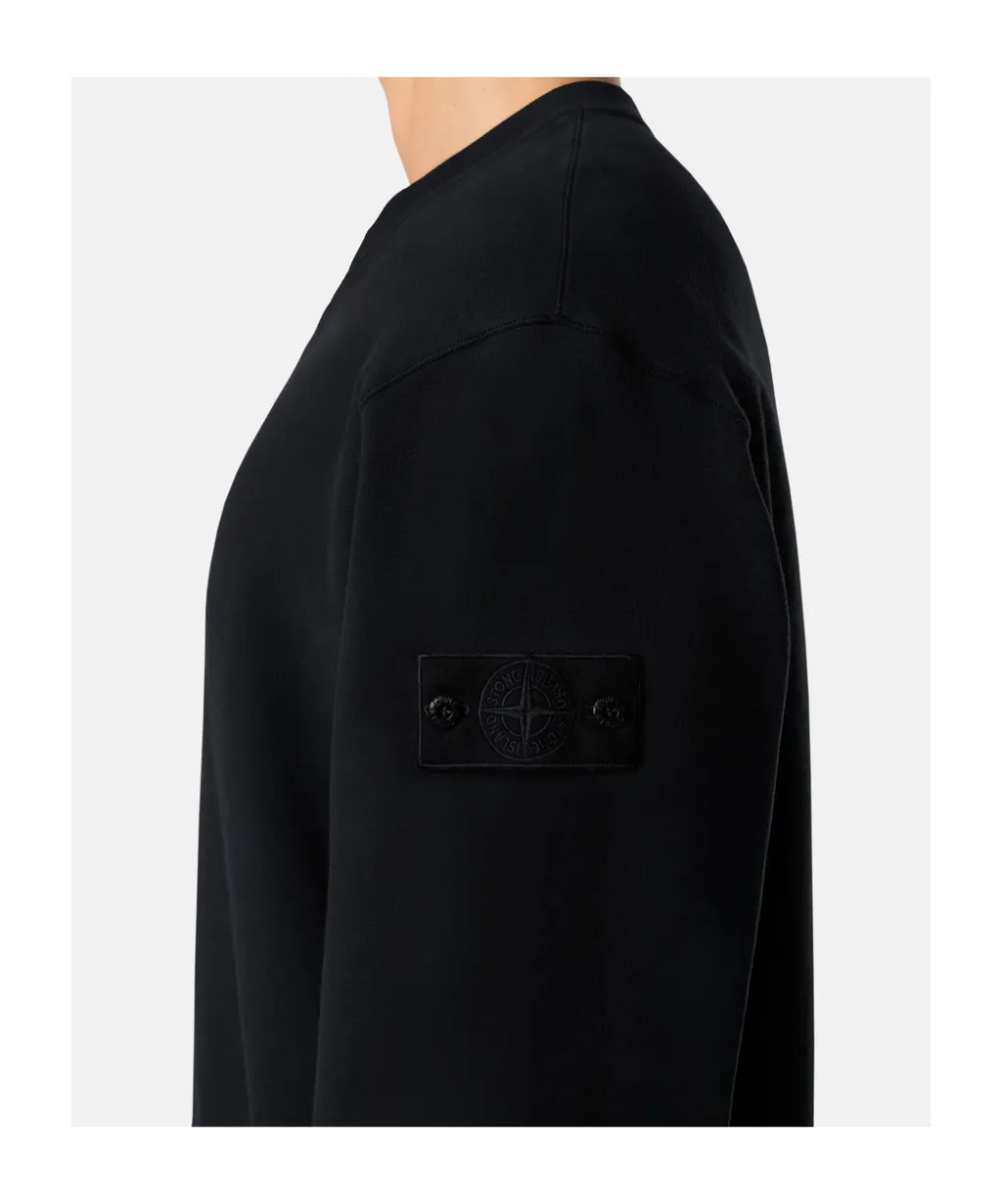 Stone Island Logo Patch Crewneck Sweatshirt
