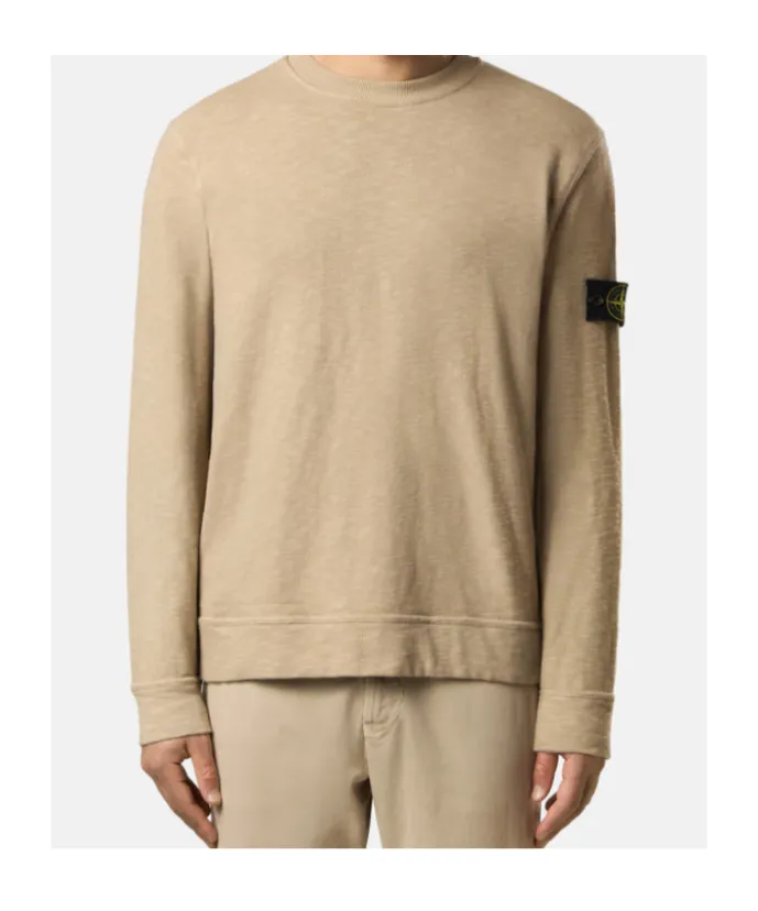 Logo-Patch Cotton Sweatshirt