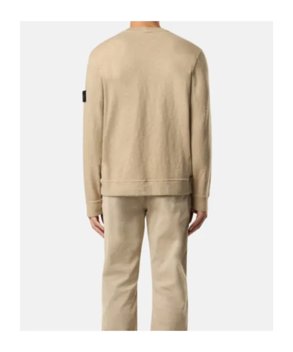 Logo-Patch Cotton Sweatshirt