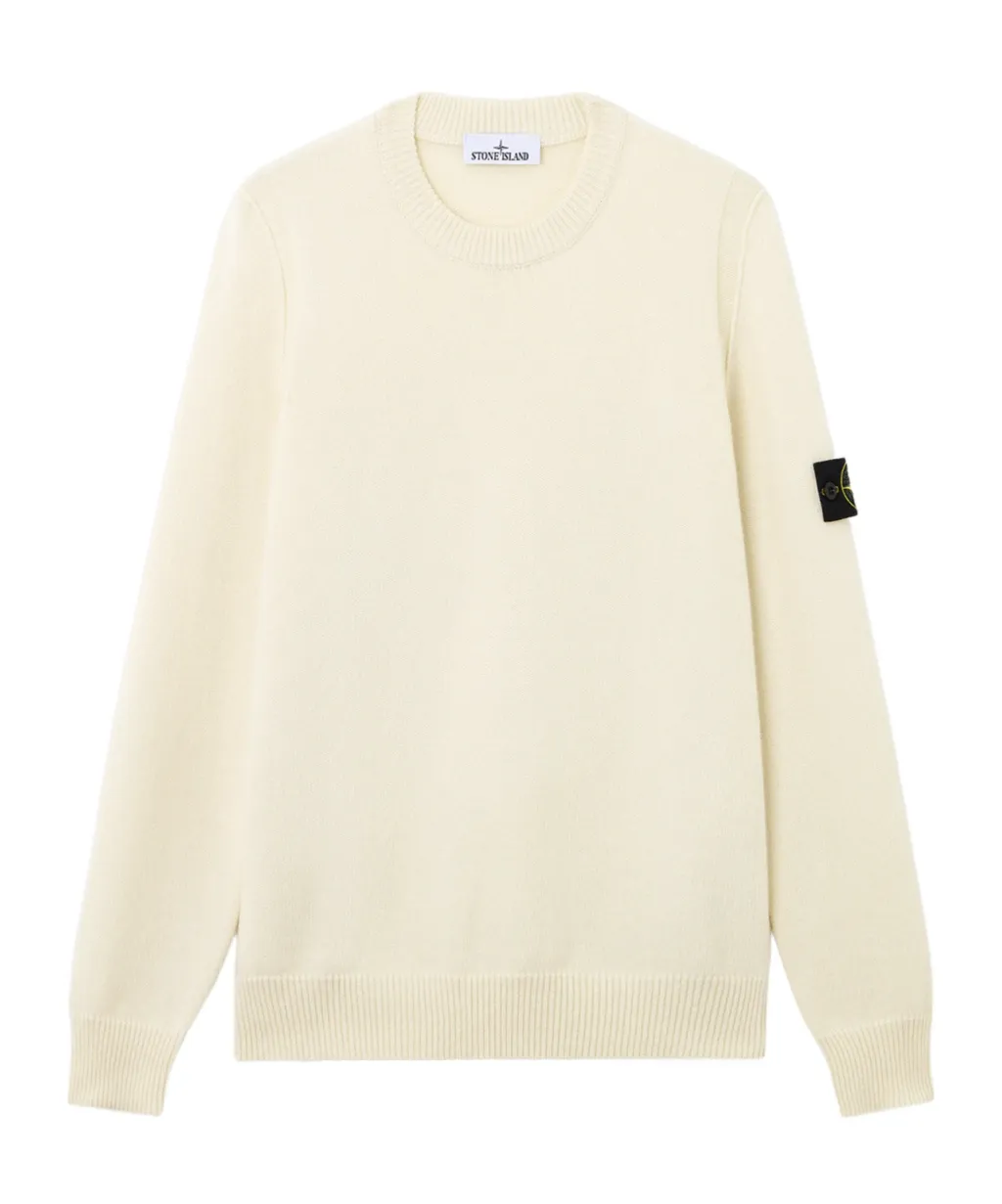 Stone Island Logo Patch Crewneck Jumper