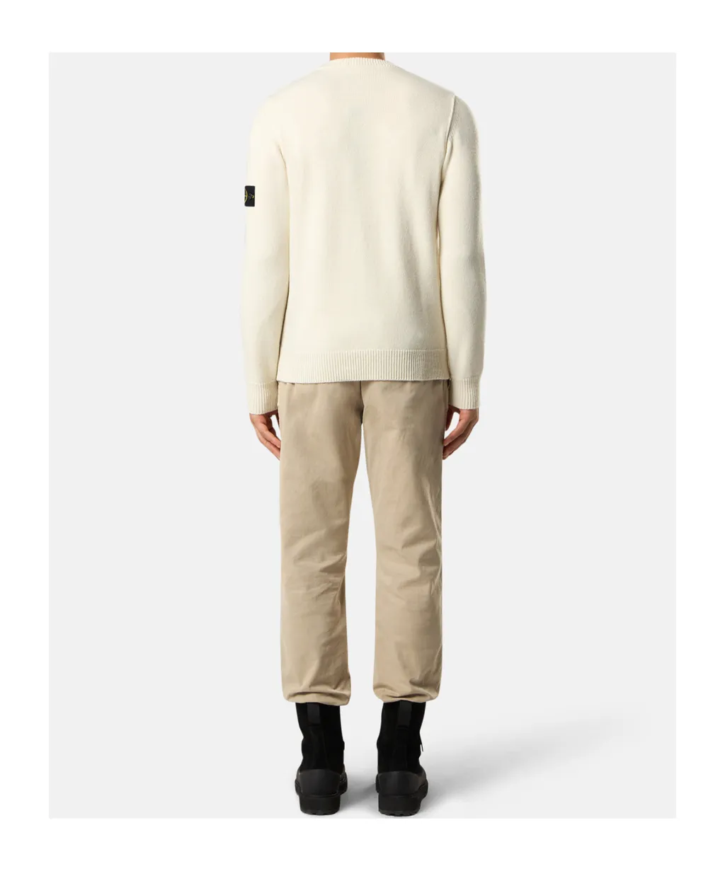 Stone Island Logo Patch Crewneck Jumper