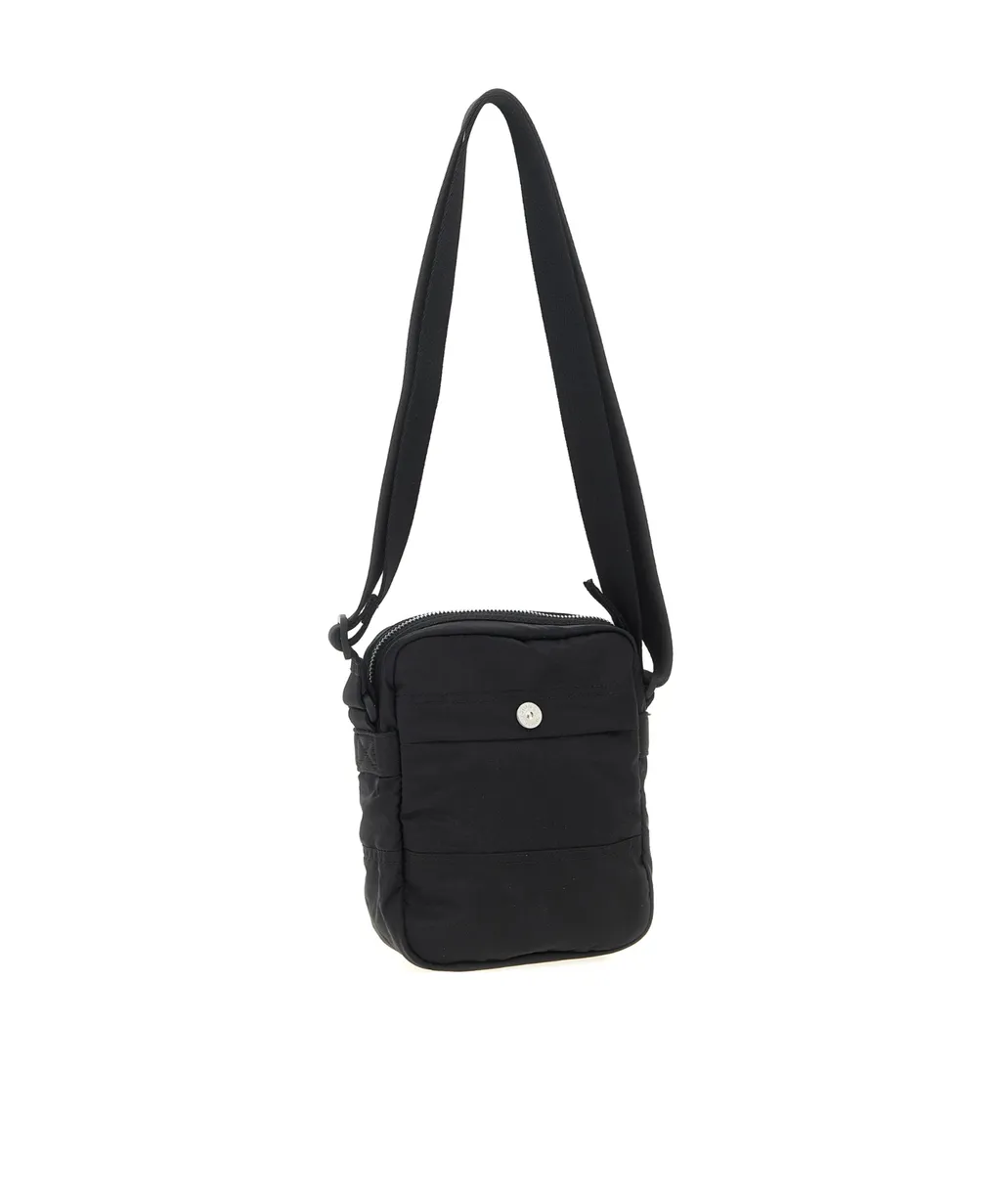 Stone Island Logo Patch Zipped Messenger Bag
