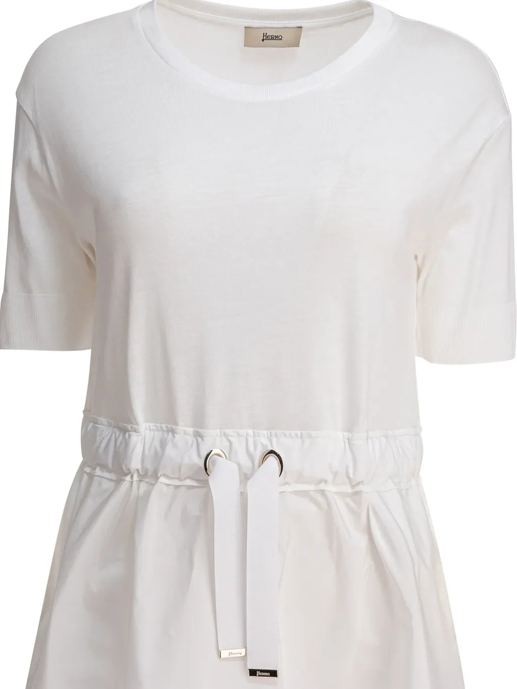 Herno Drawstring Waist Midi Dress