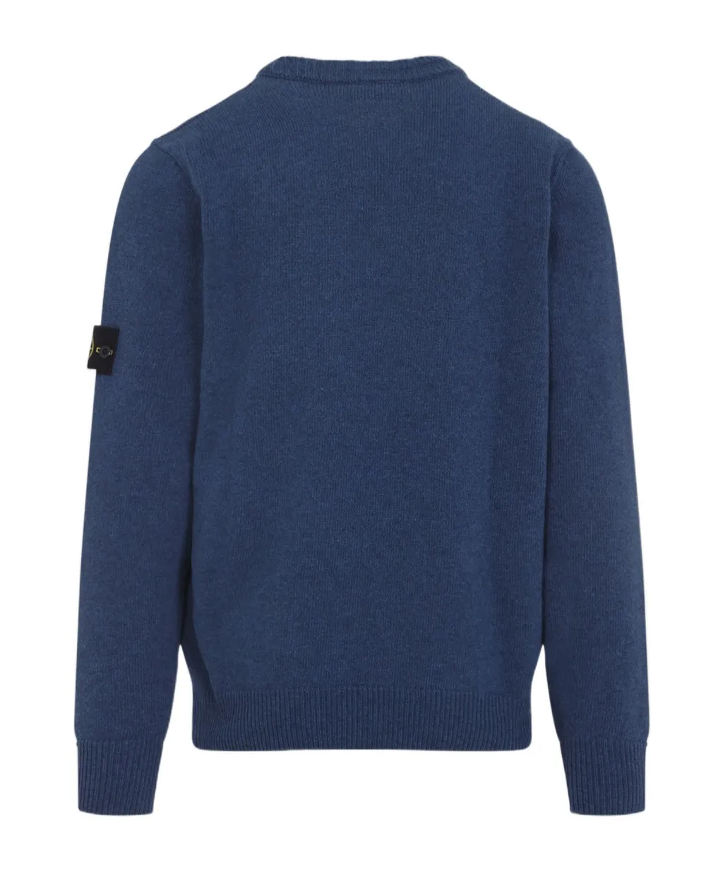 Stone Island Logo Patch Crewneck Sweater