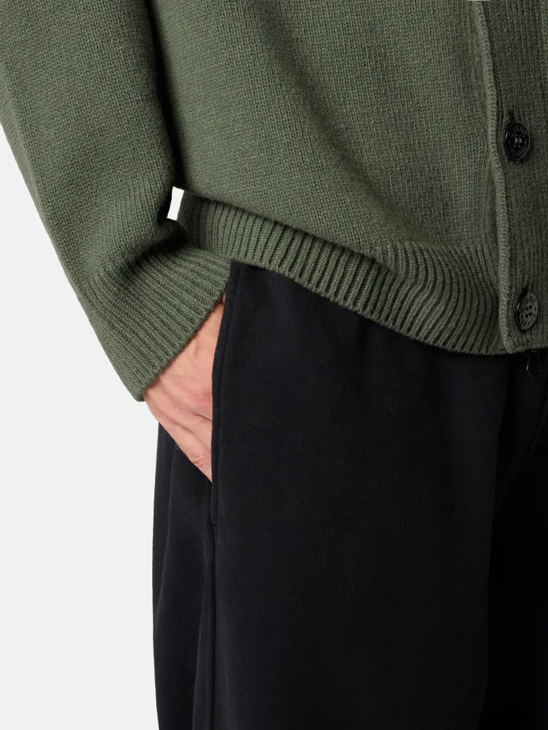 Stone Island Logo Patch Tapered Leg Pants