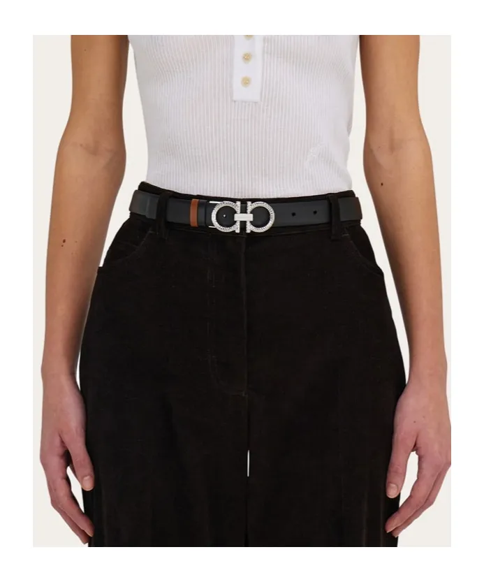Ferragamo Gancini Reversible Buckle Belt