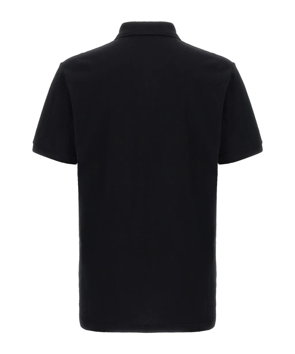 Moschino Logo Printed Press Polo Shirt