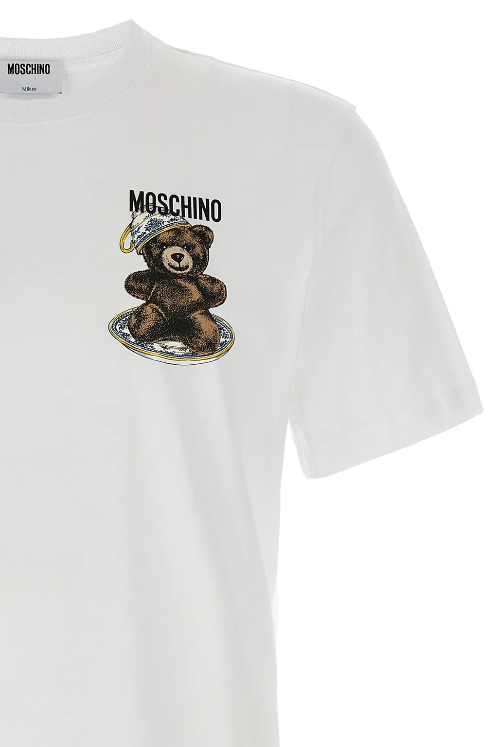 Moschino Logo Printed Crewneck T-Shirt
